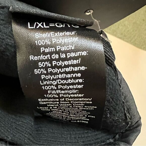 Hawke & Co. Slip On Gloves in Carbon, Size L/XL - Picture 4 of 5